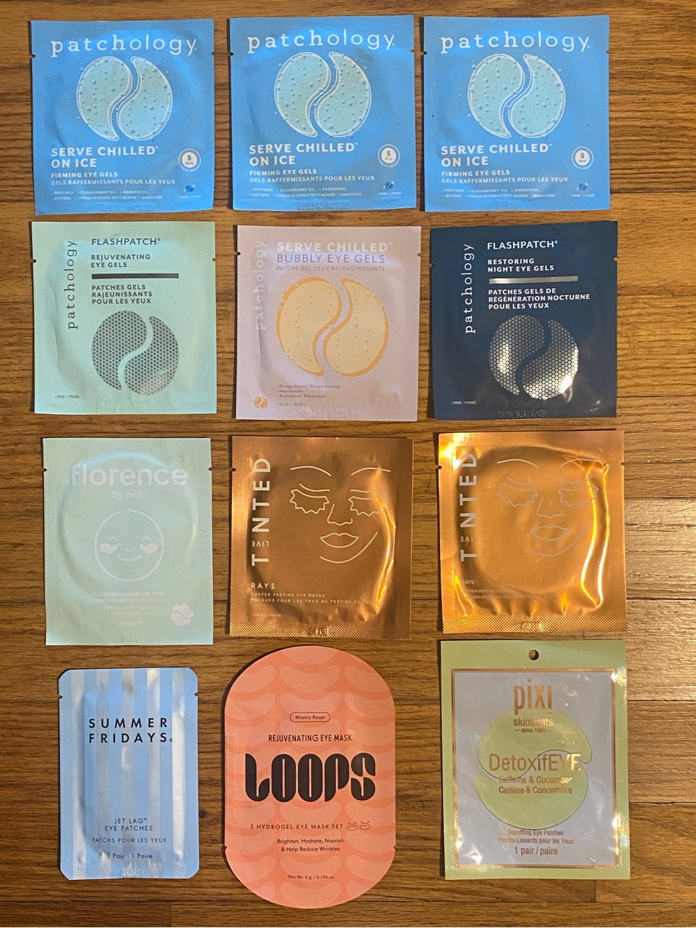 12-Pc Eye Gel Lot - Patchology, Loops, More NEW